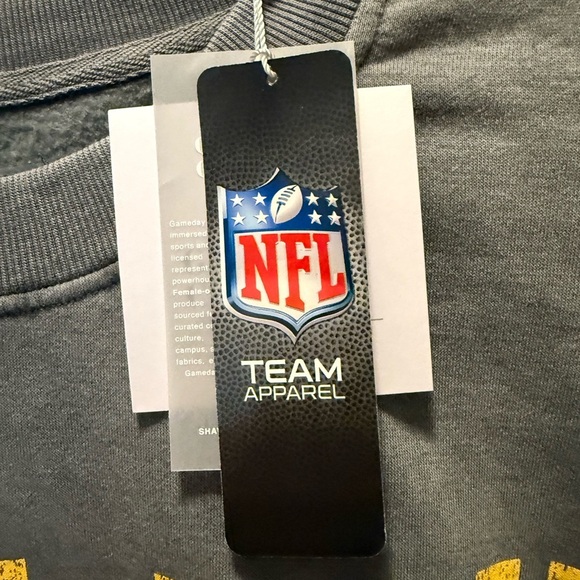 NFL Green Bay Packers Football Gray Sweater Size Large (Oversized) - Picture 5 of 6